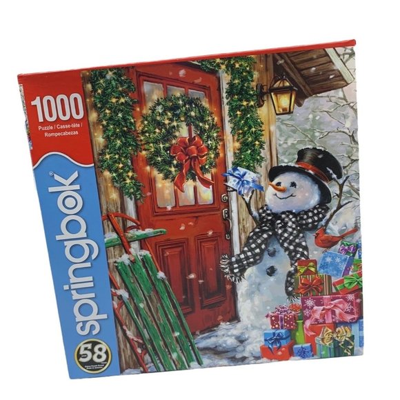 Springbok Other - Christmas / Winter Delivering Gifts Jigsaw Puzzle Sprinbok 1000 pcs Family Enter